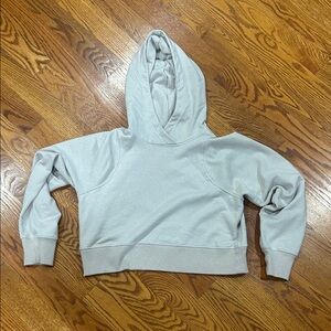 lululemon athletica Light Gray Hoodie Sweater